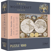 Trefl Puzzle 1000 drewn. Antyczna mapa świata 2014