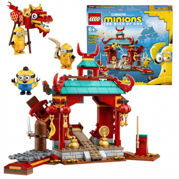 LEGO MINIONS Minionki i walka kung-fu 75550
