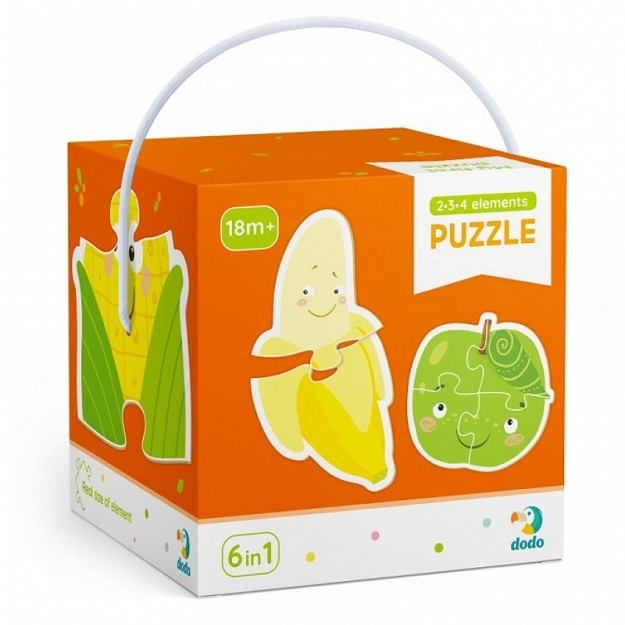 DODO Puzzle 2-3-4 el. Owoce i warzywa 300155