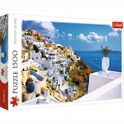 TREFL Puzzle 1500 EL. Santorini, Grecja 26119