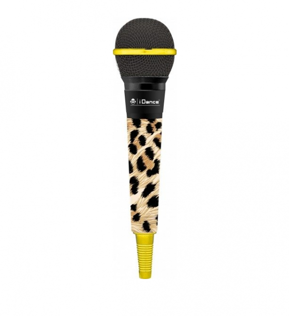 iDance Czarno-żółty mikrofon przewodowy 0701