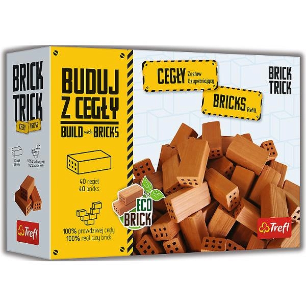 TREFL Brick Trick Pełna cegła 40szt. 61553