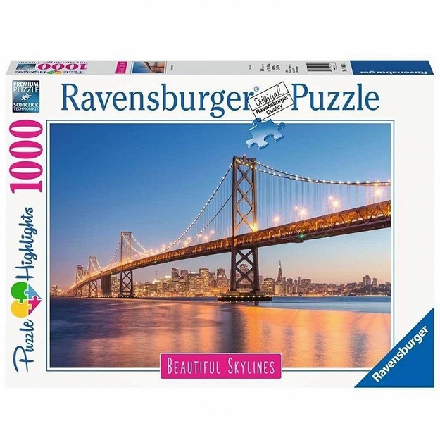 Raven. Puzzle 1000 EL. San Francisco Most 40831
