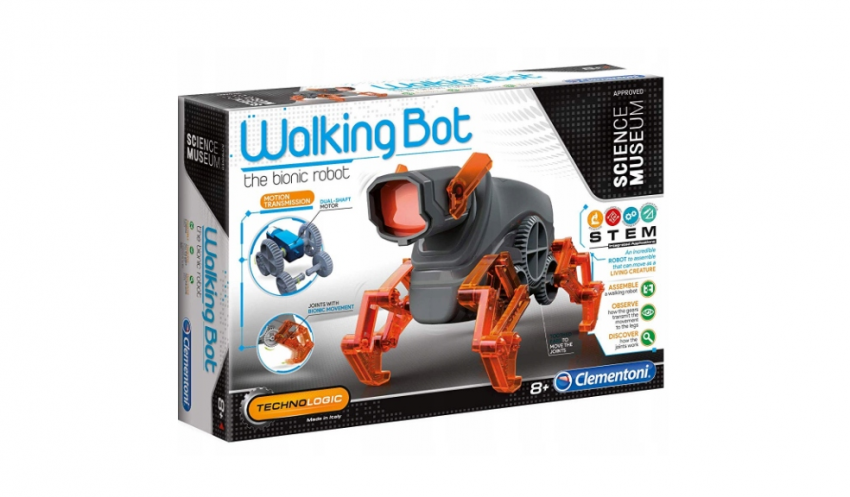 Clementoni Walking Bot- chodzący robot 50059