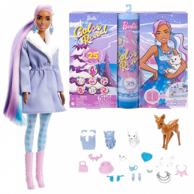 Barbie Color Reveal Kalendarz Adwentowy 2022 HJD60