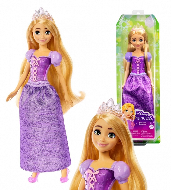 Mattel Disney Princess Lalka Roszpunka HLW02 HLW03