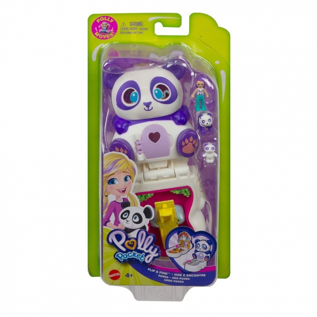 Mattel Polly Pocket otwórz przekręć Panda GTM58