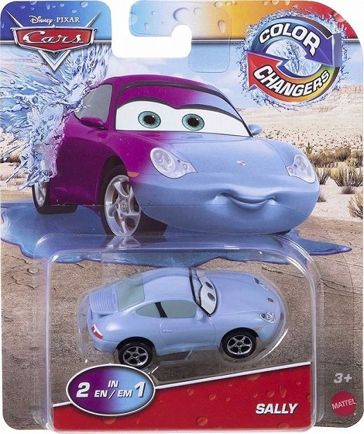 Mattel Cars Auto zmieniające kolor Sally HDM99