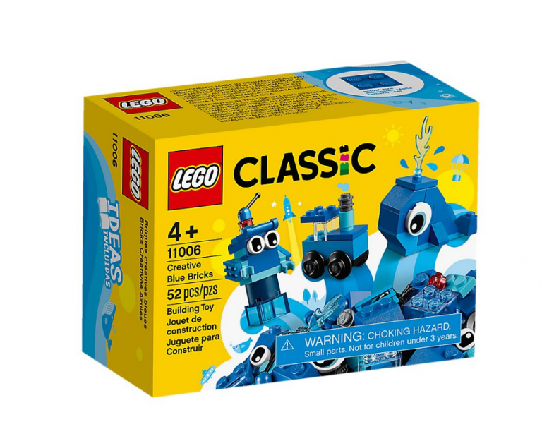 LEGO® CLASSIC Niebieskie klocki kreatywne 11006