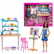 Mattel Barbie Zestaw Pracownia Artystyczna HCM85