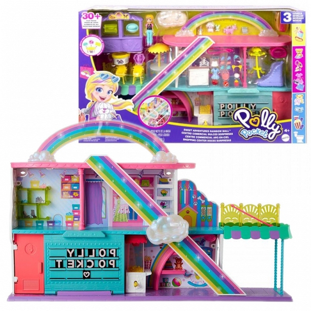 Mattel Polly Pocket 3-poziomowe Centrum HHX78