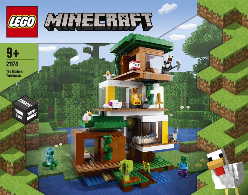 LEGO® Minecraft Nowoczesny domek na drzewie 21174