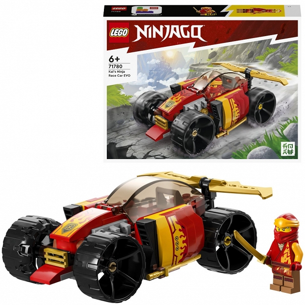 Lego Ninjago Samochód wyścigowy Kaia EVO 71780