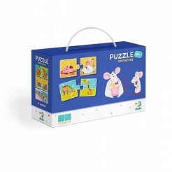 DODO Puzzle Duo 12x2 el. Przeciwieństwa 300151