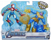 Hasbro Avengers B&F 2pak Iron Patriot&Thanos E9197