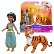 Mattel Disney Lalka Jasmine i Rajah HLW82 HLW83