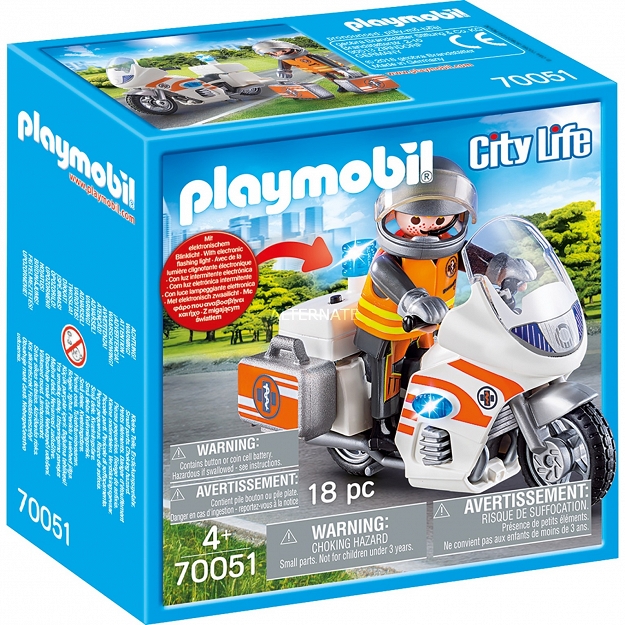Playmobil 70051 Motocykl ratownictwa medycznego