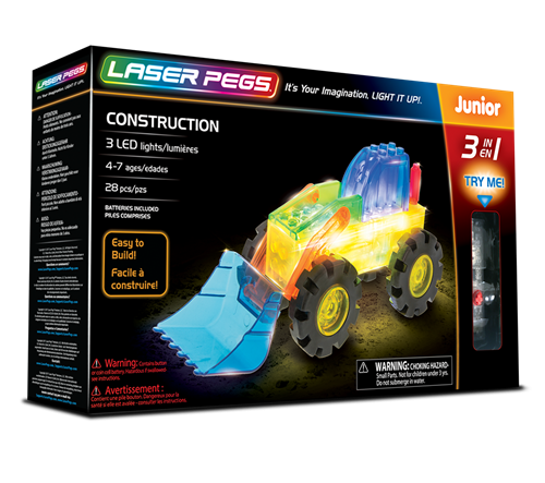 LASER PEGS 3 in 1 Construction 31011