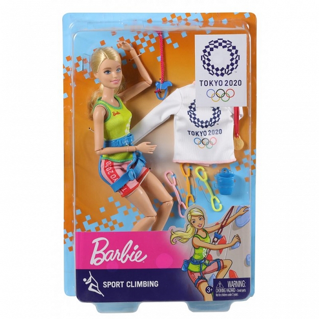 Mattel Barbie Lalka Olimpijka Wspinaczka GJL75