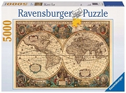 Ravensburger Puzzle 5000el Dawna mapa Świata 17411