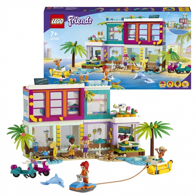 LEGO FRIENDS Wakacyjny domek na plaży 41709