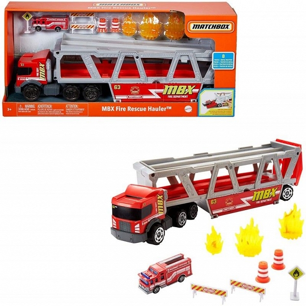 Mattel Matchbox Transporter Wóz strażacki GWM23
