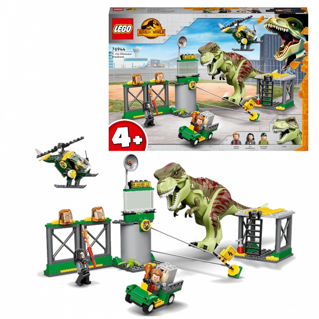 Lego Ucieczka tyranozaura 76944