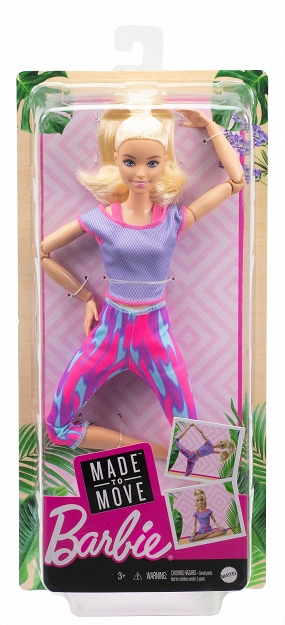 Barbie Lalka Made to Move Blondnka GXF04
