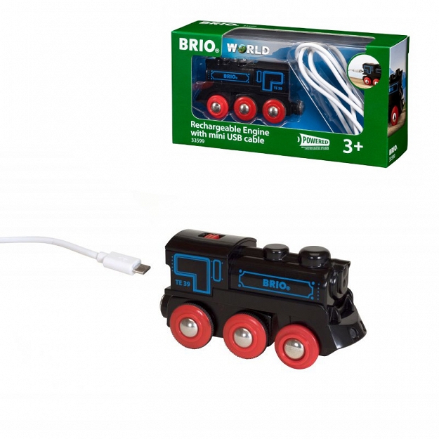 Brio Klasyczna lokomotywa USB  33599