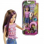 Lalka Barbie Skipper na kempingu+ zwierzątko HDF71
