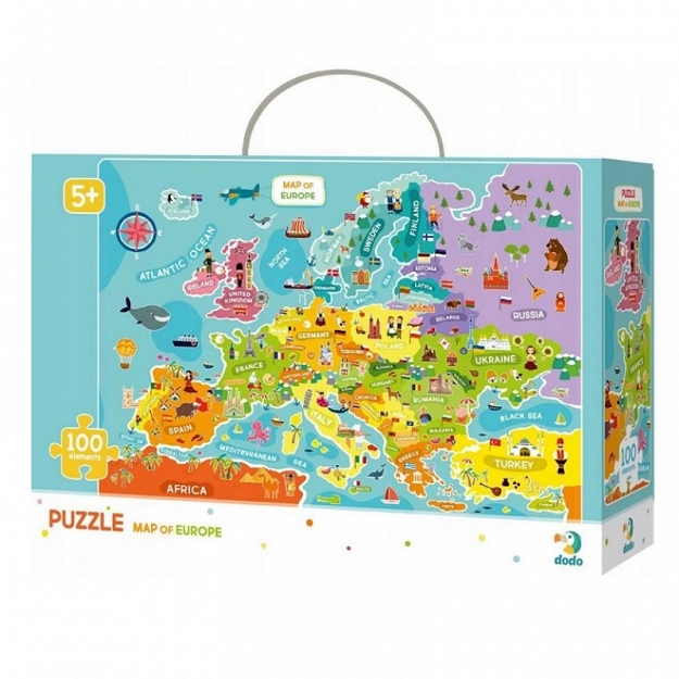 DODO Puzzle 100 el. Mapa Europy 300124