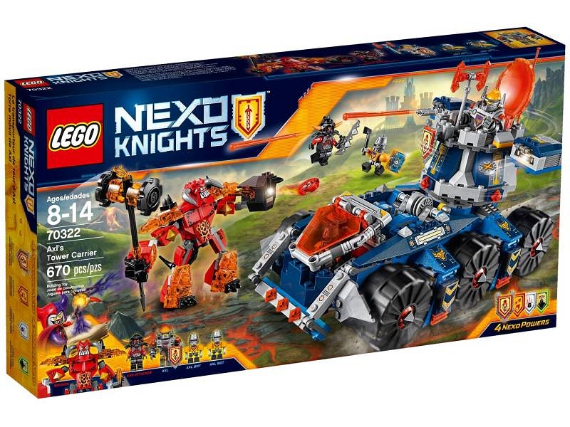 LEGO Nexo Knight Pojazd Axla 70322
