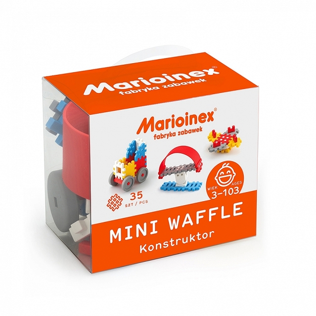 Marioinex Klocki wafle mini 35szt konstr-ch 02783 