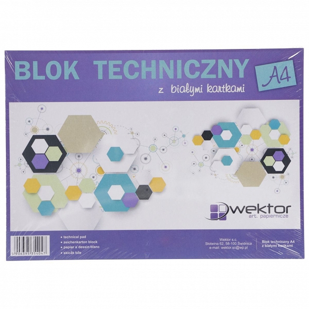 Blok techniczny A4 Wektor 54047