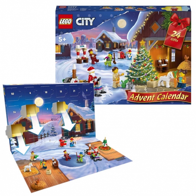 Lego City 2022 Kalendarz Adwentowy 60352