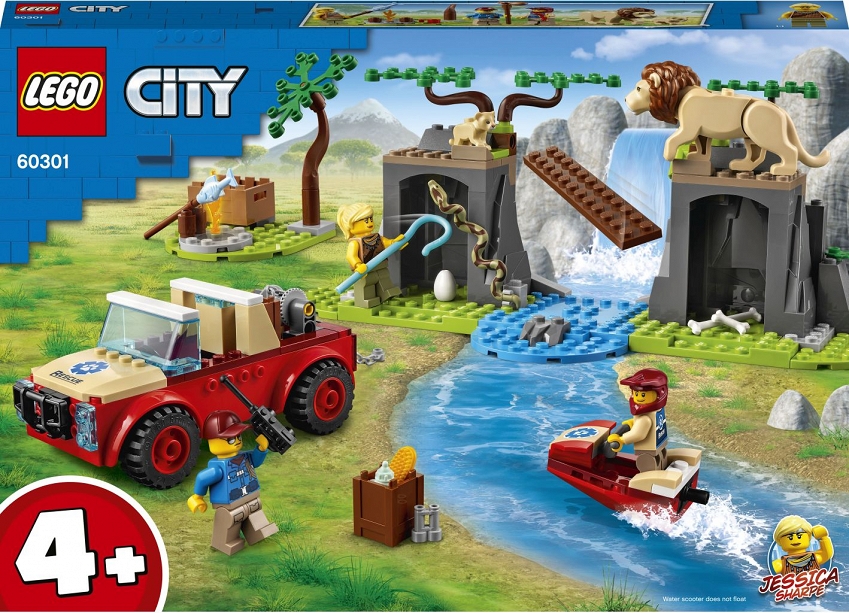 LEGO® Terenówka ratowników dzikich zwierząt 60301