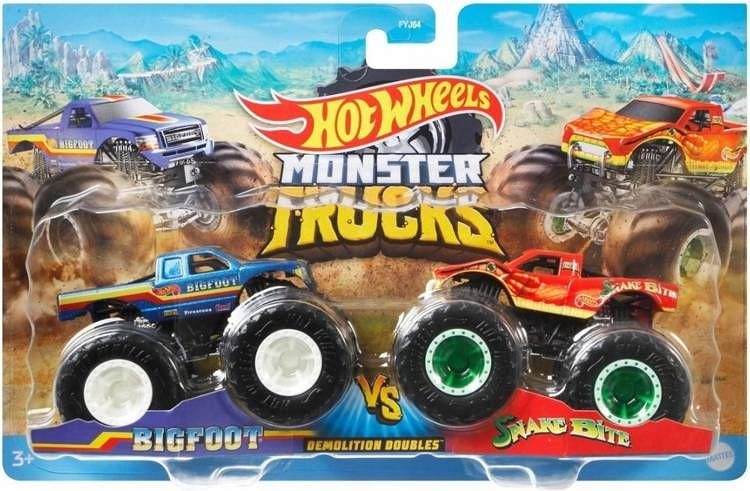 Hot Wheels Monster Truck Bigfoot Snake Bite GTJ51