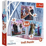 Trefl Puzzle 3w1 Magiczna opowieść 34853