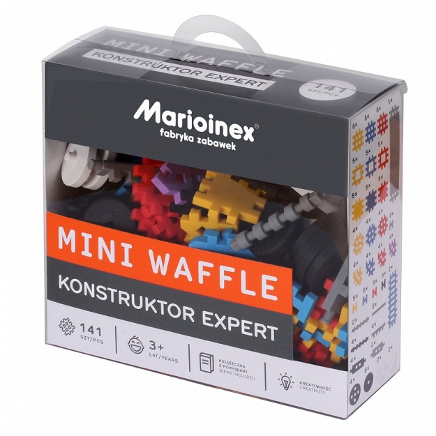 Marioinex Klocki wafle mini 141szt. Konstruk. 4053