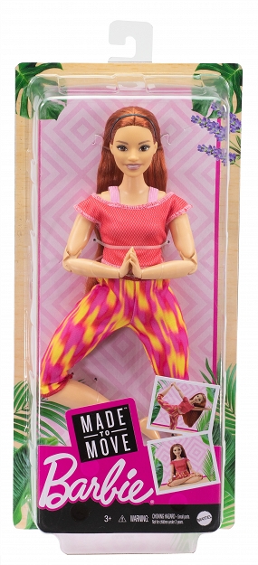 Barbie Lalka Made to Move Gimnastyczka Ruda GXF07