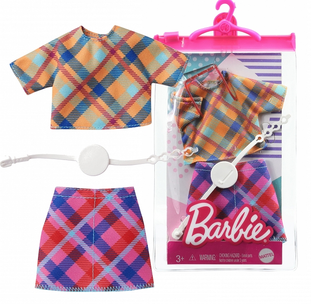 Barbie Ubranko dla lalki w kratę GRC10