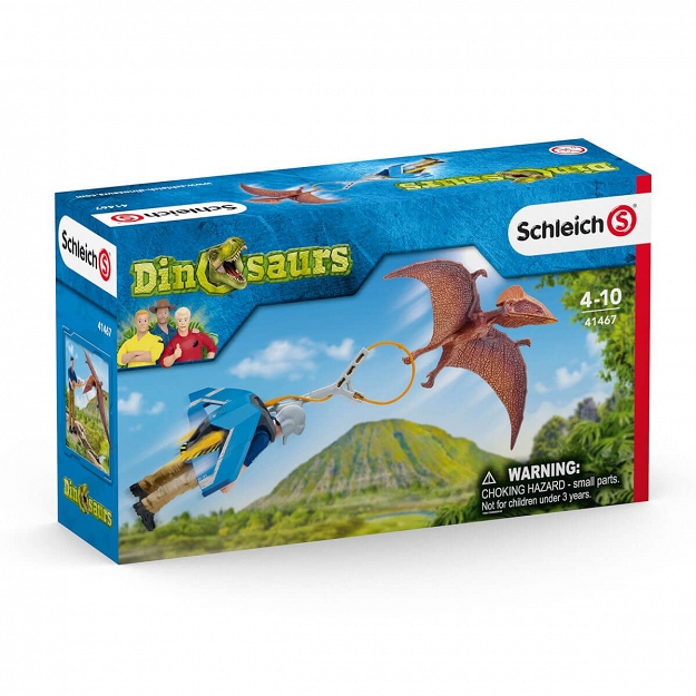 Schleich Dinozaur Jetpack Chase Dinozaur 41467