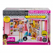 Mattel Barbie Wymarzona szafa + ubranka GPM43