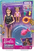 Mattel Barbie Skipper zestaw Lalki + basen GRP39