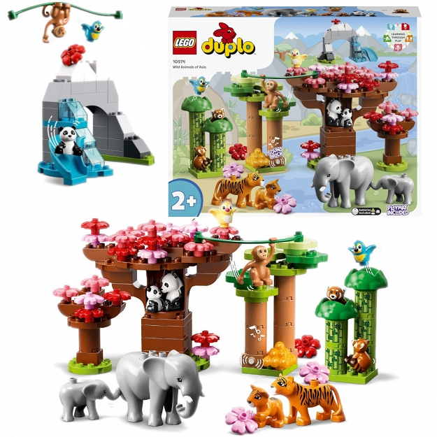 Lego Duplo Dzikie zwierzęta Azji 10974