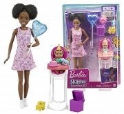Mattel Barbie Opiekunka Miniurodziny FHY97 GRP41