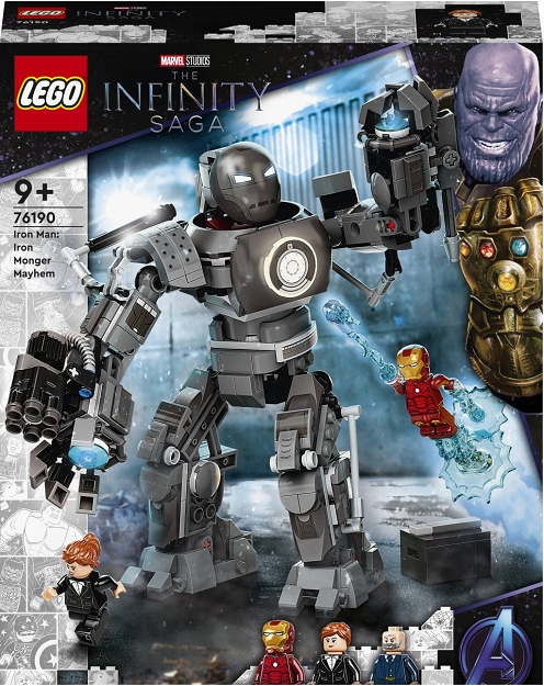 LEGO® Marvel Iron Man: zadyma z Iron Mongerem 76190