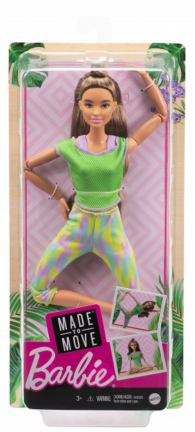 Barbie Made to Move Gimnastyczka zielona GXF05