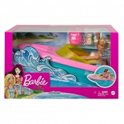 Mattel Barbie lalka + motorówka GRG30