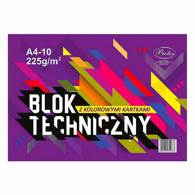 Blok techniczny A4 kolor 14883